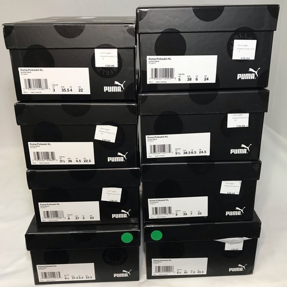 Karl Lagerfeld X Puma Roma Polkadot KL Shoes NEW - Picture 8 of 8